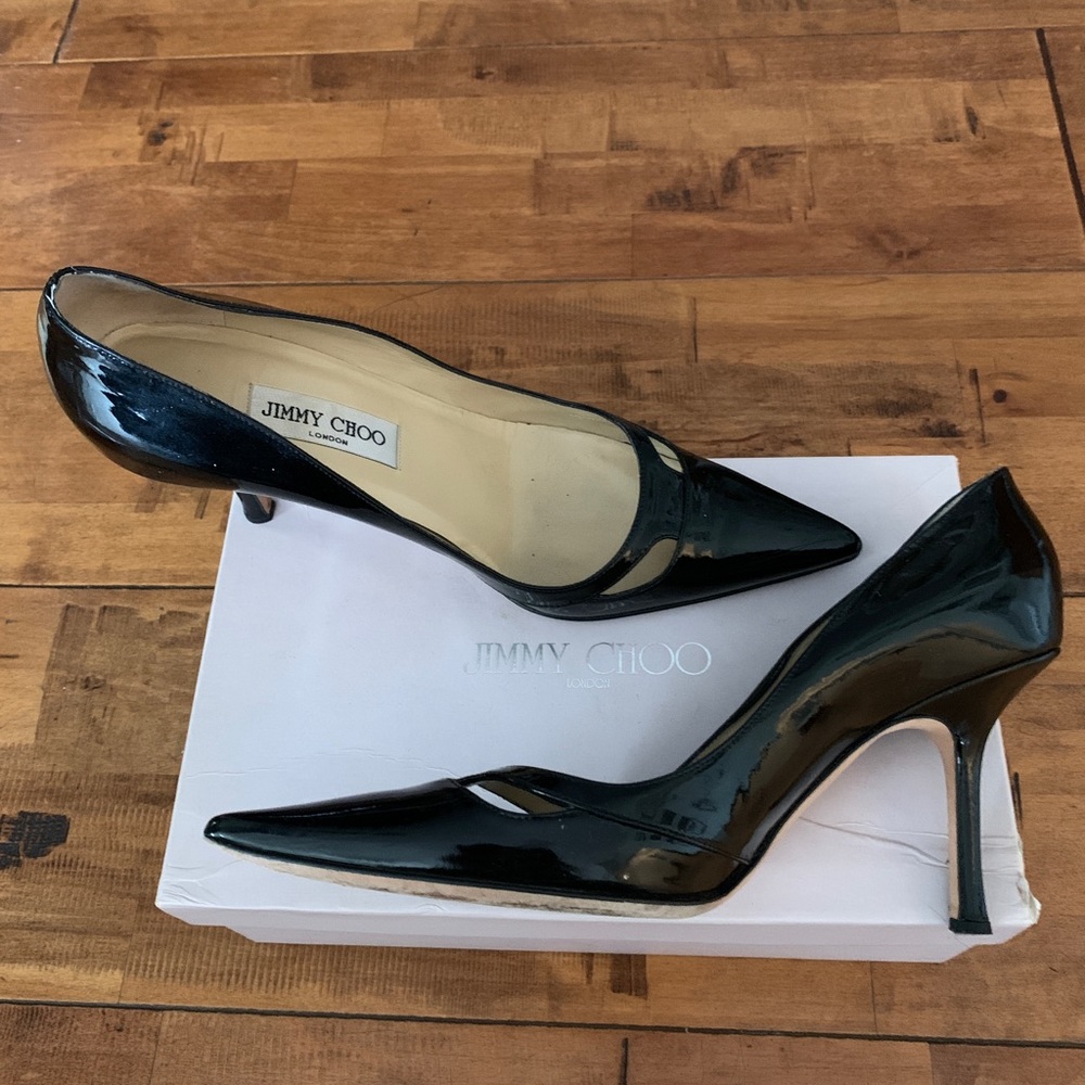 Jimmy Choo Auth patent leather pumps
